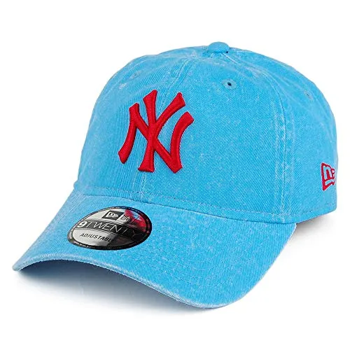 New Era 9TWENTY - Cappellino da baseball New York Yankees, colore: Blu/Rosso Blue-Red Taglia unica