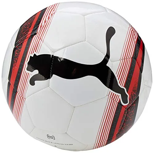 PUMA Big Cat 3 Ball, Pallone da Calcio Unisex Adulto, White Red Black, 4