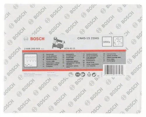 Bosch 2608200043 Copertura del le Unghie CN 45-15 HG 22 mm, Zincato a Caldo