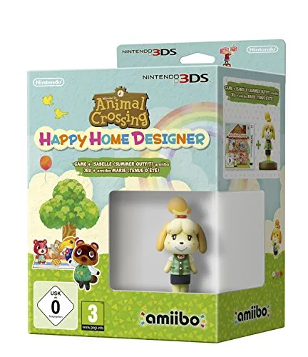 Animal Crossing Happy Home Designer + Amiibo Fuffi (Vestito Estivo) - Limited - Nintendo 3DS