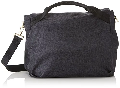Borbonese Handbag, Borsa a Mano Donna, Nero, 32x28x20 cm (W x H x L)