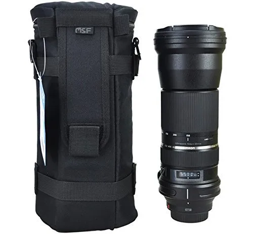 Maxsimafoto – Custodia LP7N per obiettivo Nikon 200-500 mm f5.6E ED VR AF-S (adatto a obiettivi senza paraluce)