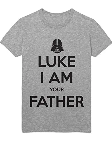 Hypeshirt T-Shirt Luke I AM Your Father C999904 Grigio L