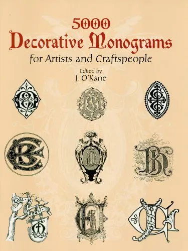 5000 Decorative Monograms for Artists and Craftspeople (Dover Pictorial Archive) (English Edition)