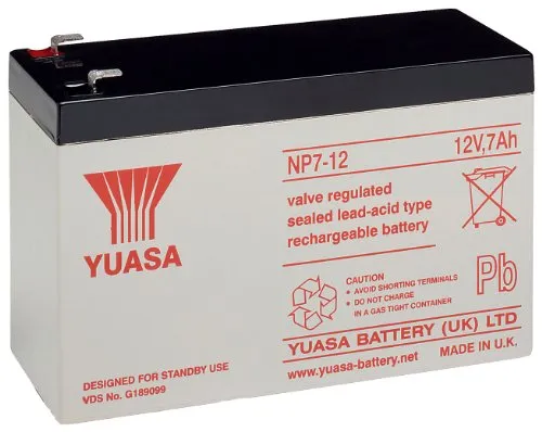 Yuasa NP7-12, Batteria (12V 7Ah )