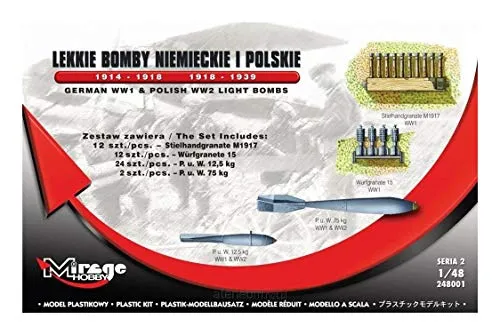 Tedeschi della Prima Guerra Mondiale e la seconda Guerra Mondiale Polacco Tedesco della Prima Guerra Mondiale Luce Bombe e polacchi Bombe della seconda Guerra Mondiale Aerei Leggeri (1914, 01:48)