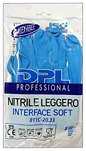 DPL Guanti piatti nitrile anallergici XXL - guanti