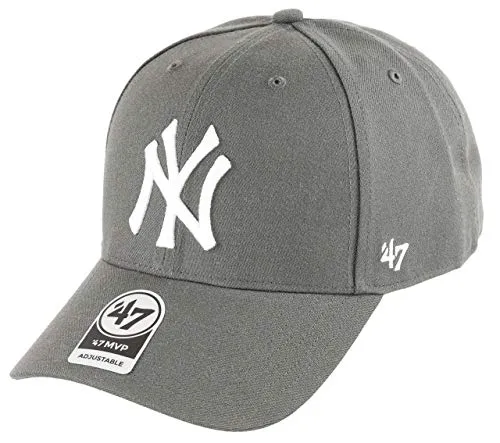 47_brand Cappellino Mlb New York Yankees Mvp Curved V Struct fit carbonio formato: OSFA (formato misura qualsiasi)