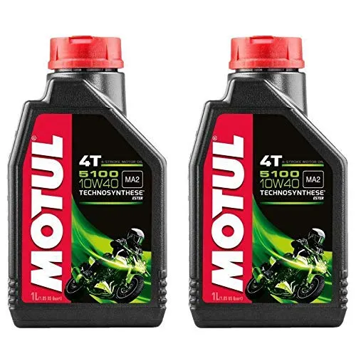 Motocar 2LT 2 LITRO 2 LT Olio Motore MOTUL 5100 10W40 Moto Scooter