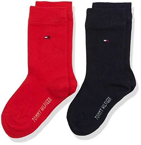 Tommy Hilfiger CLSSC SOCK, Calzini, Unisex - Bambini e ragazzi, Blu (Tommy Original), 31-34