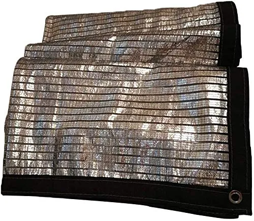 Teloni Protezione Solare Parasole Riflettente Copertura Serra Lamina di Metallo Fibbia in Alluminio, Parasole Balcone antisolari Netto Rollsnownow (Size : 3x4m)