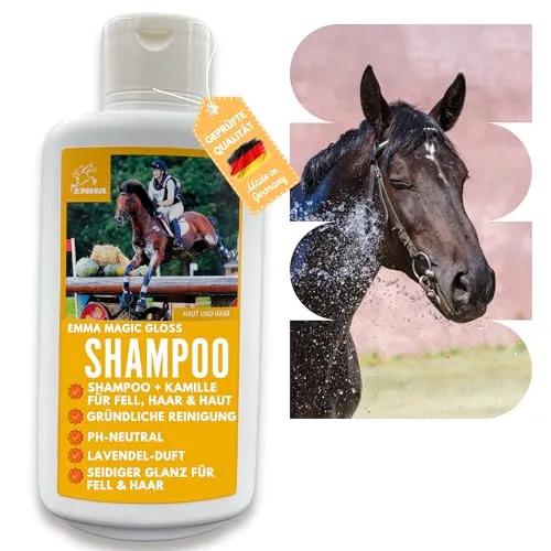 Shampoo per cani cavalli 500ml I shampoo delicato per cavalli ph neutro camomilla I cura del cavallo pelo lucido I shampoo per cani contro gli odori I Mane n Tale Shampoo I cura del pelo sensibile