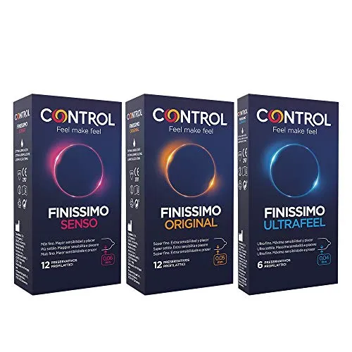 Control Super Feeling Mix cofanetto preservativi sottili assortiti - 30 profilattici