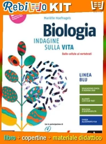 BIOLOGIA INDAGINE VITA (9791220404457) + copertine + Il tuo libro scolastico copertinato con articoli di cartoleria per la scuola
