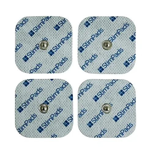 Stimpads Tens Electrode Pads con Connessione Universale a Pulsante da 3.5mm - Alternativa Elettrodi Pads - Elettrodi Tens Potenti e Durevoli - Elettrodi Adesivi per Dispositivi Tens