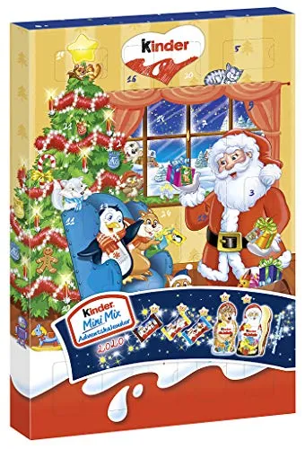 Ferrero Kinder Mini Mix Calendario dell'Avvento 152g (1pezzo)