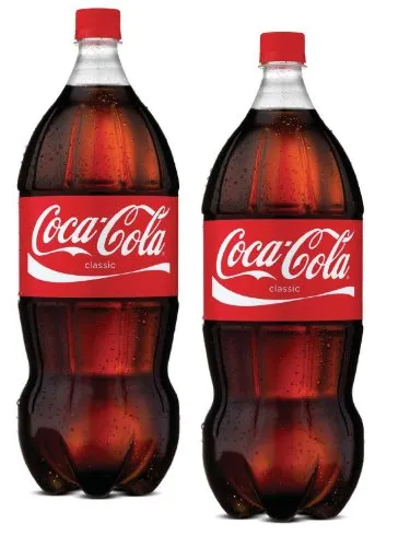 2 Coca Cola 2 Liter bottles (coke 2l 2pk) by Coca-Cola