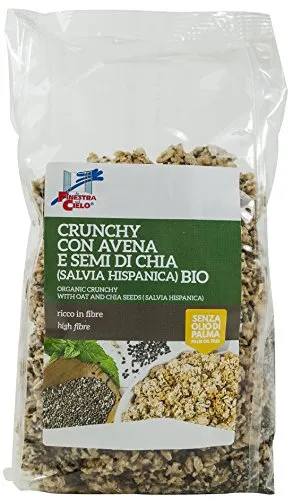 LA FINESTRA SUL CIELO®- CRUNCHY CON AVENA E SEMI DI CHIA (Salvia hispanica) BIO 375g