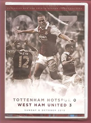 Tottenham Hotspur 0 West Ham United 3. 6/10/13. Season Ticket Holder Exclusive dvd.