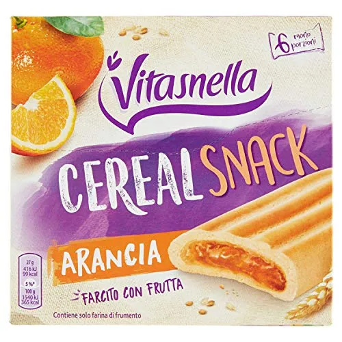 Vitasnella Snack Arancia, 162g