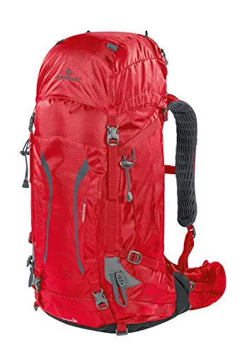 Ferrino Finisterre, Zaino da Trekking Unisex, Rosso, 48 Litri