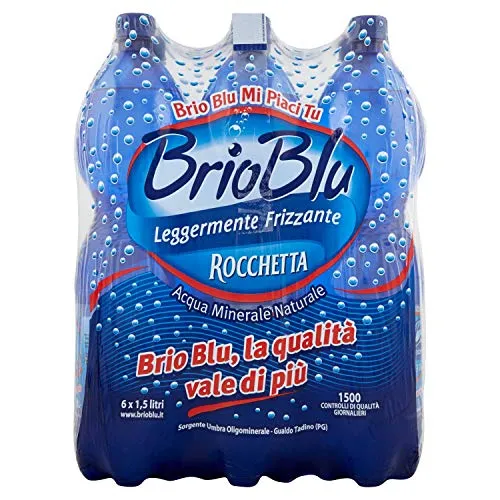 Brio Blu Acqua Minerale Naturale - 6 x 1.5 L