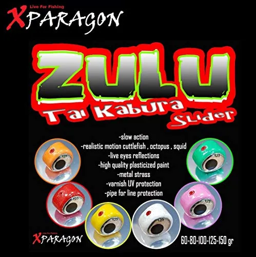 X PARAGON Tail Gomma Kabura Slider Zulu 100 g, Red