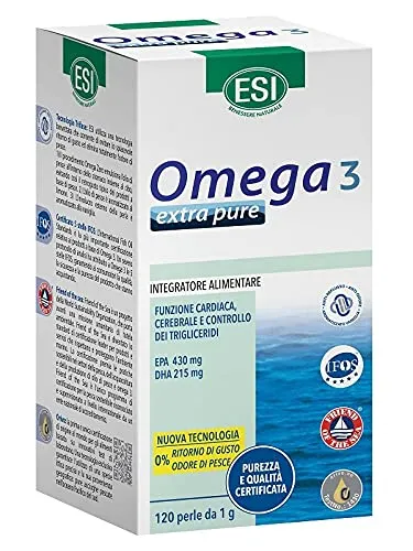 Esi Omega 3 Extra Pure 120 Perle Da 1g