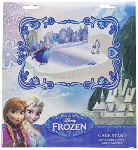 Alzata Rettangolare Frozen Ice Per Torte Dolci Compleanno Festa Cupcake