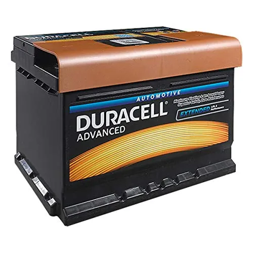 Duracell Advanced DA63H - Batteria per auto, 12 V, Tipo 027, 63 Ah, 600 CCA, 246 x 175 x 190 mm, 0/1, B13