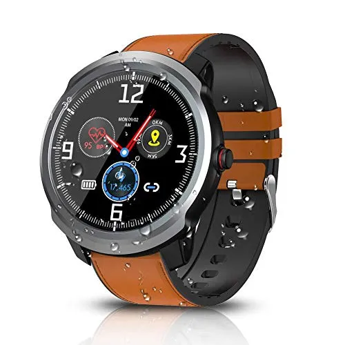 BYTTRON Smart Watch, Bluetooth Smartwatch Fitness Tracker IP68 Activity Tracker Impermeabili Con GPS Sport Record Contapassi Cardiofrequenzimetro Monitor Per il Sonno Per Donne Uomini (Argento)