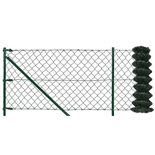 pro.tec Rete recinzione set completo 1,5x25m recinto giardino recinto metallica