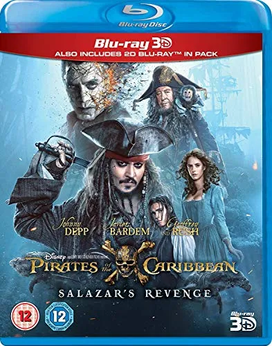 Pirates Of The Caribbean: Salazars Revenge 3D (2 Blu-Ray) [Edizione: Regno Unito]