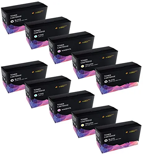 Cartridges Kingdom TN-135 Kit 10 Toner compatibili per Brother HL-4040CN, HL-4050CDN, HL-4070CDW, MFC-9440CN, MFC-9450CDN, MFC-9840CDW, DCP-9040CN, DCP-9042CDN, DCP-9045CDN