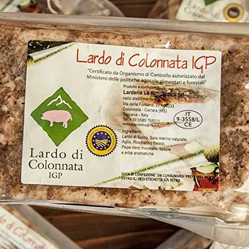 marche in italy Lardo di Colonnata IGP, circa 500 g