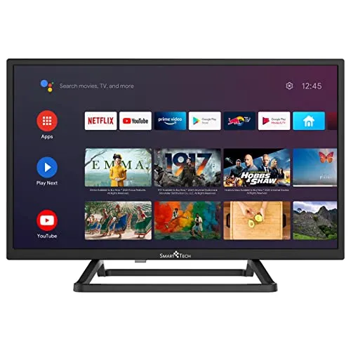 SMART TECH TV 32" HD FRAMELESS SMART T2/C2S2 ANDROID 9.0 PIEDE CENTRALE