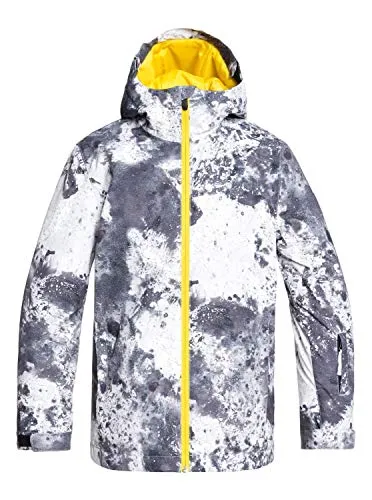 Quiksilver Mission Giacca Da Sci/snowboard, Bambino, Castle Rock Splash, 14/XL