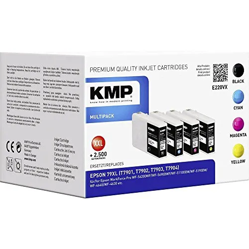 KMP E220VX cartuccia d'inchiostro Nero, Ciano, Magenta, Giallo Multipack