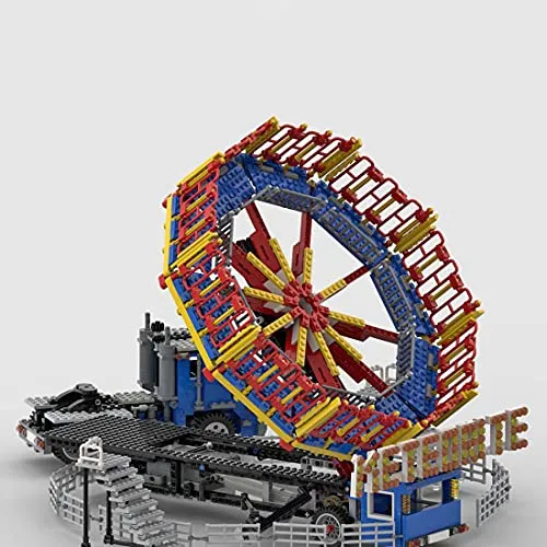Myste Gdale MOC-80218 - Mattoncini modulari, grande parco di divertimento Fairground Meteorite Architettura 2062, 2062, compatibili con Lego 10261 10247 10257 71040