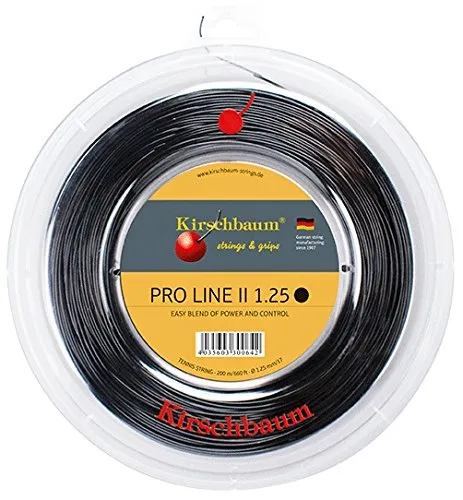 Kirschbaum PRO Line II Black 200 M 1,30 Mm Corde da Tennis