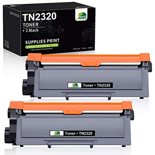 JARBO TN2320 Toner Compatibile per Brother TN-2320 Brother HL-L2300D HL-L2340DW HL-L2360DN HL-L2365DW DCP-L2500D DCP-L2520DW DCP-L2540DN DCP-L2560DW MFC-L2700DN MFC-L2700DW MFC-L2720DW L2740DW,2 Nero