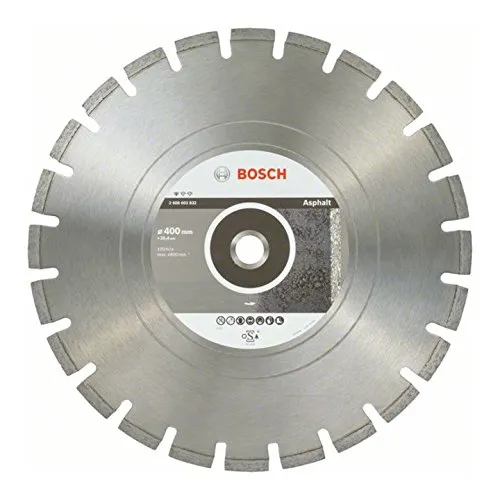 Bosch 2608603832 - Disco da taglio diamantato standard per asphalt, 400 x 25,40 x 3,6 x 10 mm