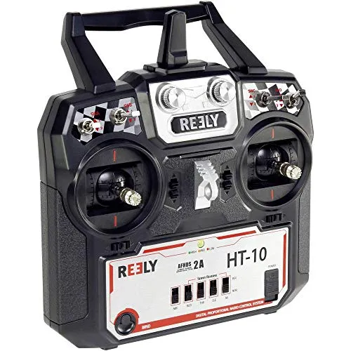 Radiocomando Reely HT-10 2,4 GHz Numero canali 10 incl. ricevitore