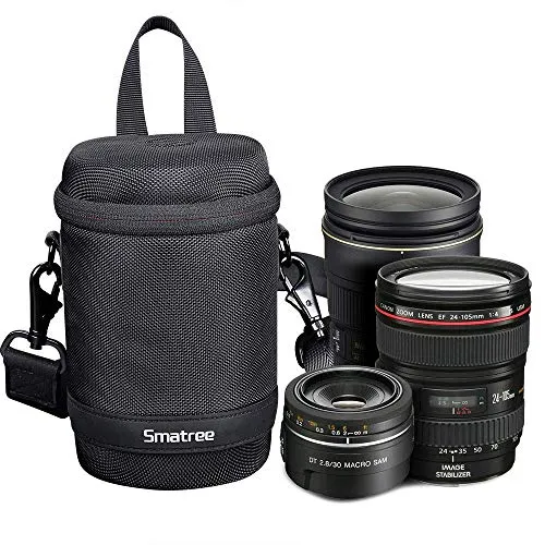 Smatree Custodia protettiva per l' obiettivo della fotocamera, Compatibile con obiettivo 80-150mm Canon/Nikon /Sony