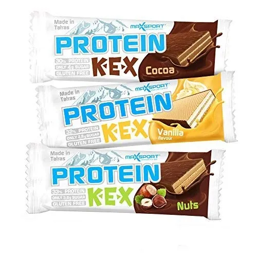 Maxsport Nutrition Glutenfree Proteina Kex Protein Barrette, Barrette Proteiche 18 x 40g