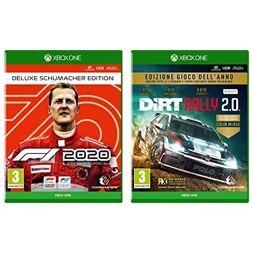 F1 2020 Deluxe Schumacher Edition Complete Xbox One & DiRT Rally 2.0 GOTY Game of The Year Xbox One