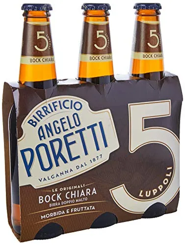 Poretti Bock Chiara Doppio Malto, 3 x 330ml