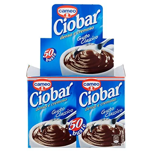 Cameo Ciobar Classico Cioccolato Bevanda Calda Box Espositore da 50 Buste