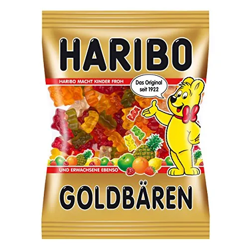 Haribo Orsi di gomma, orsetti di gomma, gomme di frutta, in sacchetto, 200 g