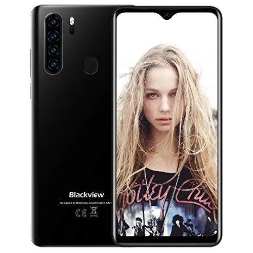 Blackview A80 Pro Cellulari Offerte, Schermo 6.49'' HD+ In-Cell Waterdrop Telefoni, Helio P25 Octa-core 4GB+64GB Mobile, 4680mAh Grande Batteria 4G Smartphone, 13MP Quad Camera, Android 9.0, Dual SIM